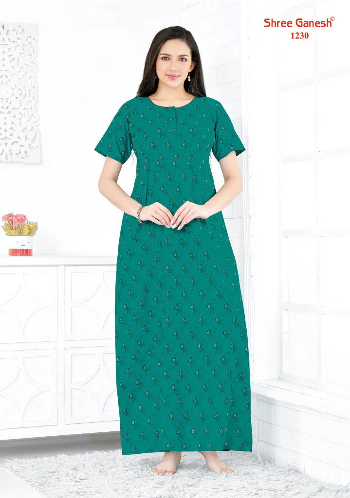 Kavya Vol 2 By Shree Ganesh Printed Cotton Nighty Wholesale Shop In Surat
